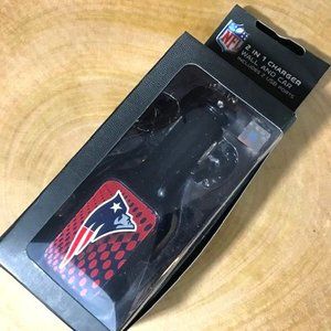 NWOT Team ProMark New England Patriots 2 in 1 Wall & Car Multifunctional Charger